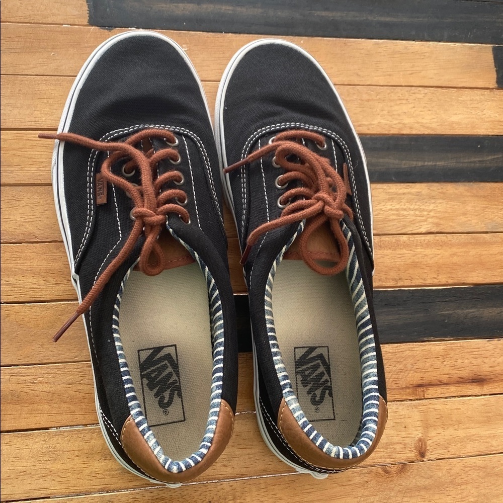Vans Off The Wall Mens Sz 10.5  Canvas Low Sneakers Skate 721461 Lace Up S-3